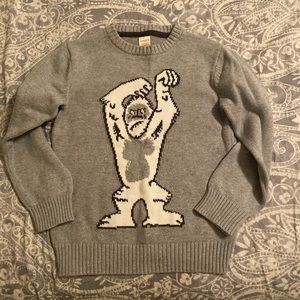 Gymboree imbominable snow monster sweater